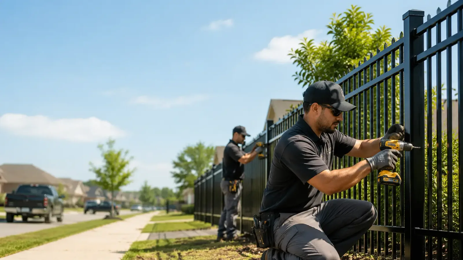 Metal Fence Installation in Neches, TX